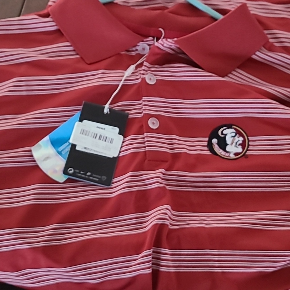 Brand New with Tags Nike Dri Fit Golf Polo, FSU, Men's size xxl